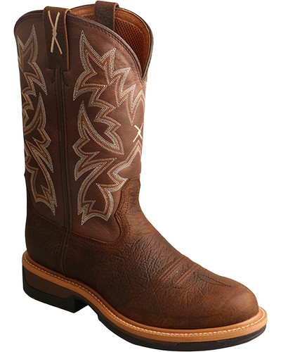 Twisted X Men's Lite Western Work Boot - Alloy Toe - MLCA002 14 D