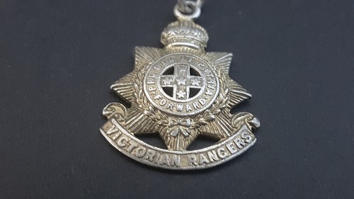 Stokes Melbourne C.1900-01 Victorian Rangers Sterling Silver Sml Watch Chain Fob - Picture 9 of 13