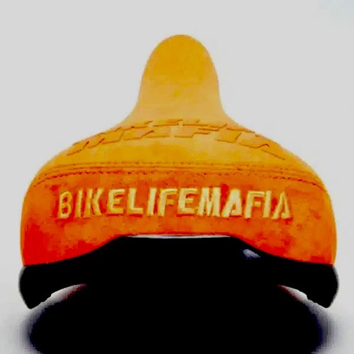 Mafia Bikes BLM Bike Life Mafia gestapelter Schienensitz - orange - Bild 3 von 5