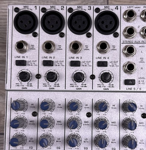 Behringer Eurorack UB1204FX-PRO 12 Input 2/2 Bus Mixer Tested & Working - Picture 7 of 16