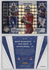 2020 Panini Mosaic Flea Flicker Prizm Devin Singletary Josh Allen Stefon Diggs
