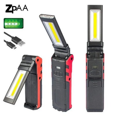 Upgrade Managetic Wiederaufladbare LED COB Arbeitsleuchte für Auto Reparatur USB Faltbar S