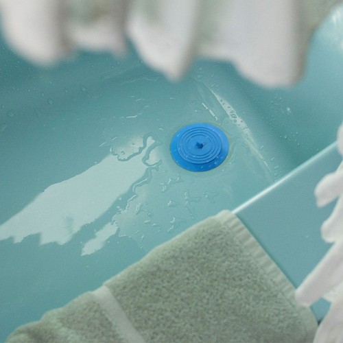 Badewannenstopfen Silikon Wannenstopfen Abflussstopfen Badezimmer Waschbecken Stopfen - Bild 9 von 10