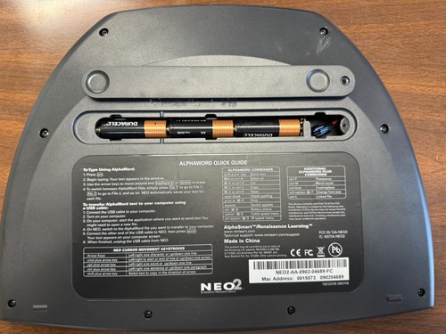 Alphasmart NEO2 Portable Word Processor (Working) USED - Picture 3 of 3