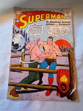 Vintage DC Comic – Superman Oct 1963 #164 – Showdown Between Luthor & Superman!
