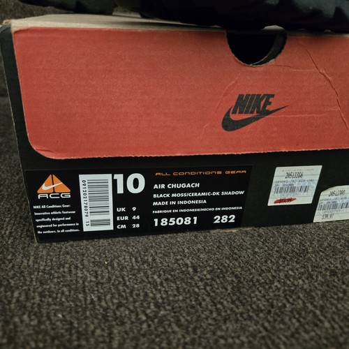 Sz 10 Vintage Nike ACG Air Chugach Boots Brown Black Orange NEW w/ Box + Defect - Picture 15 of 17