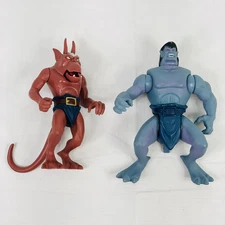 Kenner Gargoyles Quick Strike Goliath *NO WINGS* & Brooklyn 1995