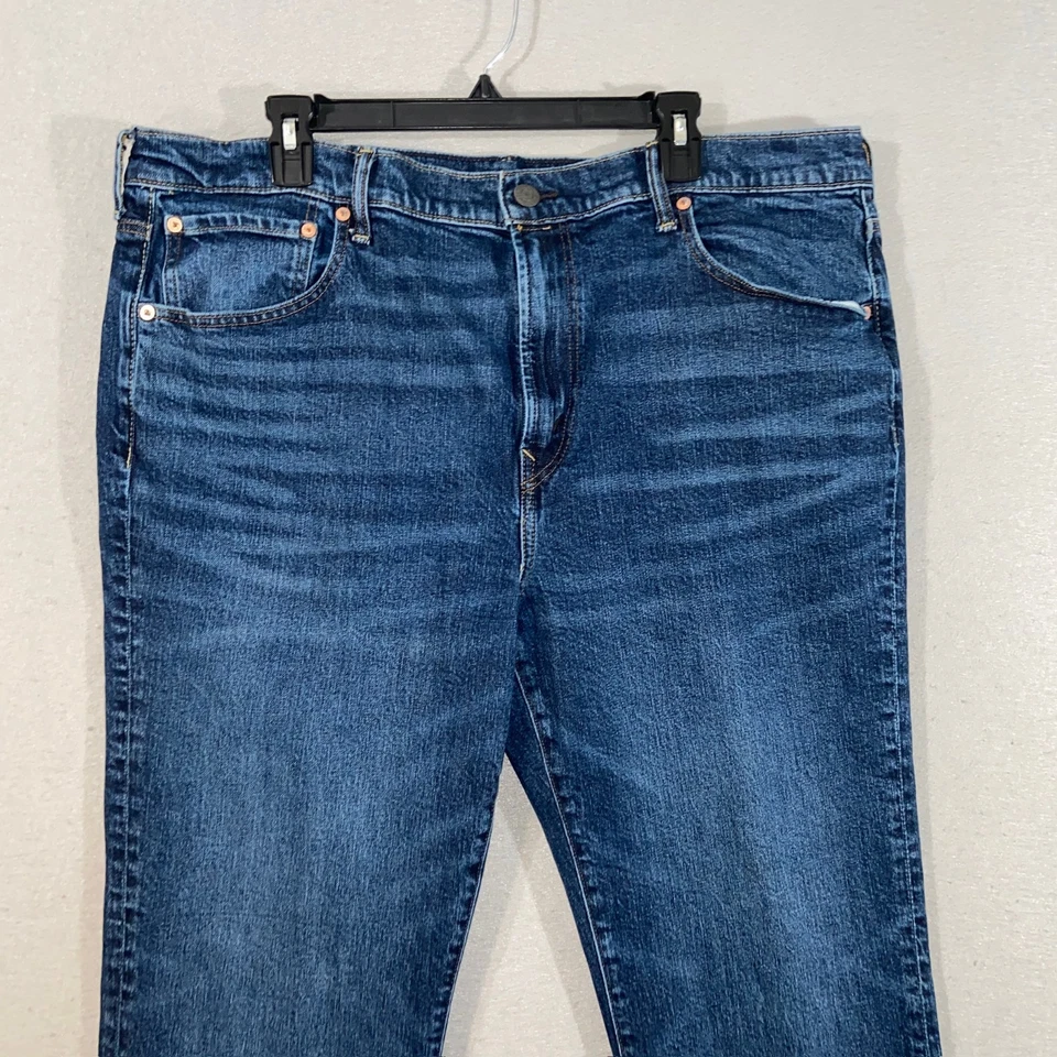 American Eagle Mens Jeans 40x29 Blue Relaxed Straight Flex Denim Mid Rise - Image 2 of 4