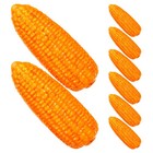  8pcs Thanksgiving Artificial Corn: Fake Maize Simulation Foam Vegetable Faux