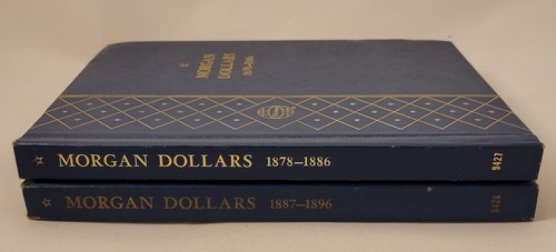 Due cartelle vuote da collezione Whitman Morgan Dollars 1960 #9427, 9428 1878-1896 - Foto 2 di 24