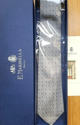 ❤️ Cravatta del Prestigioso Marchio E.Marinella In Seta. Completa Di Scatola  - Bild 1 von 4
