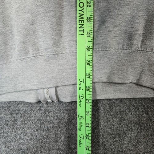 Clarion University Hoodie Mens XL Extra Large Full Zip Sweatshirt Gray Jansport - Picture 11 of 11