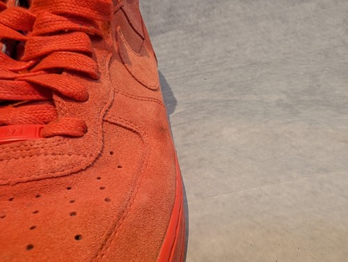NikeiD Air Force 1 Herren Größe UK 10 High Triple Red - Bild 8 von 20