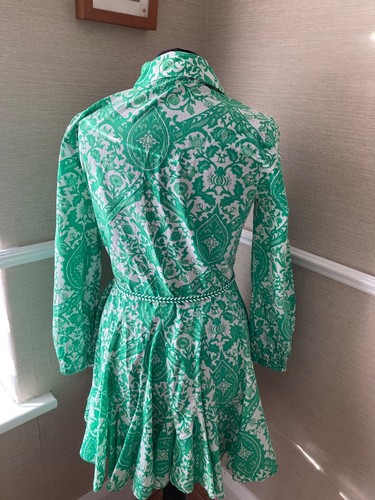 zara green boho dress size small Size - Picture 5 of 6