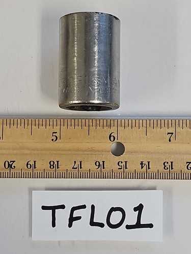 Vintage Craftsman 44059 1/2" Drive 3/4" Shallow Socket 6 Point Inverted G USA  - Picture 1 of 8