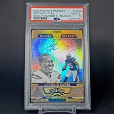Antonio Gates Plates And Patches Highly Revered Gold Auto Numbered /75 PSA 10 GM
