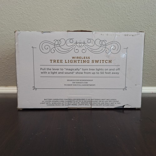 Wondershop Wireless Tree Lighting Switch Christmas Music with Lights & Sounds - Picture 2 of 8