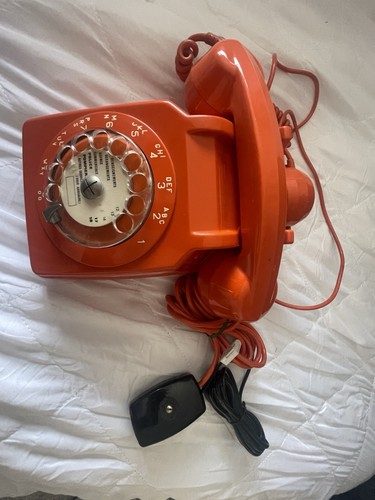 Telephone Cdt Paris Socotel S63 Orange in Fantastic Condition - Zdjęcie 6 z 6