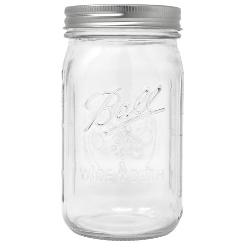 Einmachglas 1L | Mason Jar 1 Stück mit Schraubverschluss | Perfekt zum Einmachen - Bild 1 von 6