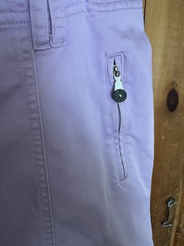 Pantaloncini da golf Jamie Sadock donna taglia 10 viola chiaro/rosa - Foto 5 di 7