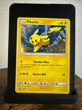 Pikachu SM81 Sun & Moon Black Star Promo Holo Pokemon Card MP