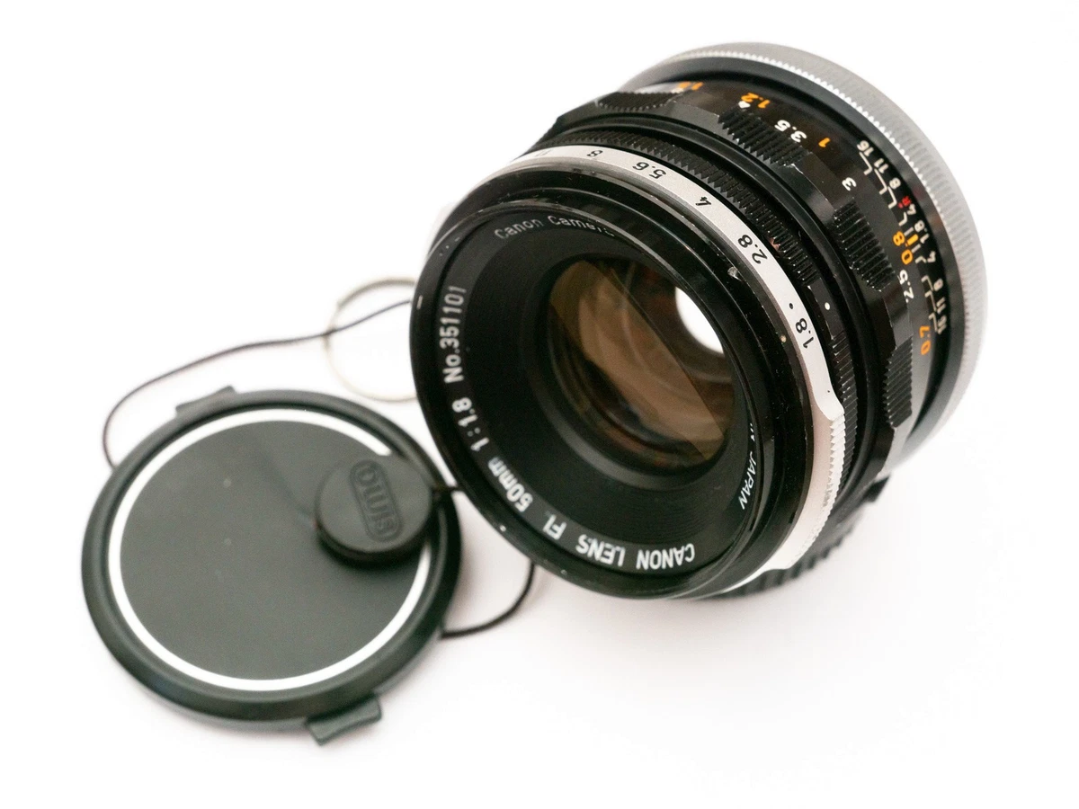 Canon f/1.8 Camera Lenses FL 50mm Focal for sale - eBay