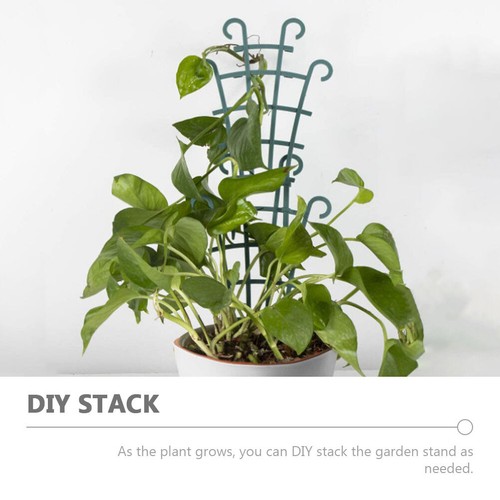 6PCS Plant Climbing Trellis Stackable Plastic Potted Plants Trellis Plant - Imagen 8 de 12