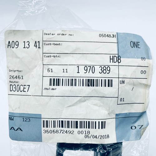 1991-2003 BMW 525i Front Bumper Guide Bracket Cover Holder LT RT 51111970389 OEM - Bild 6 von 6