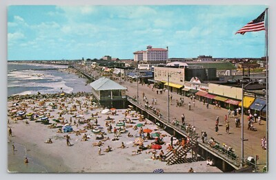 #ad Postcard Ocean City Beach New Jersey