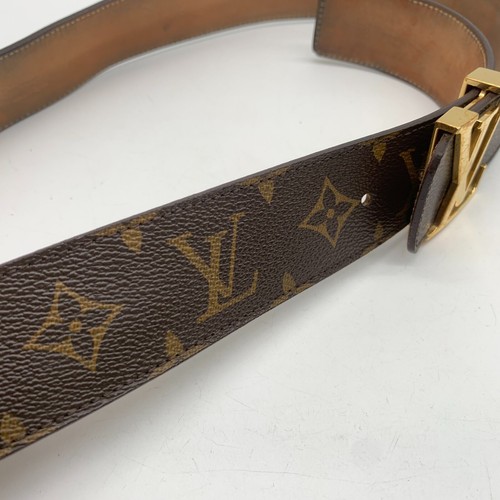 Louis Vuitton Belt 85cm LV INITIALS 40mm wide waist Monogram classic £435 - Imagen 5 de 13