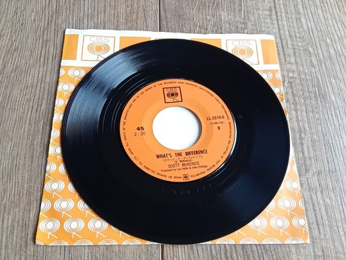 SCOTT McKENZIE - SAN FRANCISCO (BE SURE TO WEAR FLOWERS...) 7" 1967 JAPAN CBS EX - Picture 6 of 7