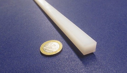 UHMW Barra Bianca, Spessore 1/4" x 1/2" Larghezza x 12" Lunghezza, 4 Pezzi, 4 Piedi - Foto 6 di 12