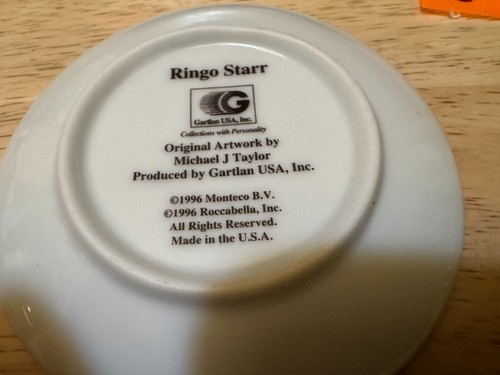 Ringo Starr (Beatles) Coleccionable 3.25" Placa Miniatura Gartlan EE. UU. 1996 (J) - Imagen 8 de 8