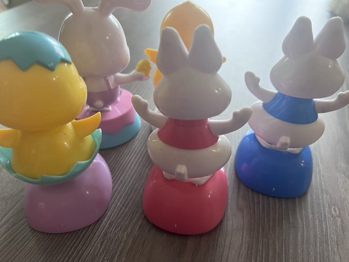 5 Solar Powered Easter Bunnies Easter Chicks Easter Decor Vintage 2011 Tested - Picture 4 of 6