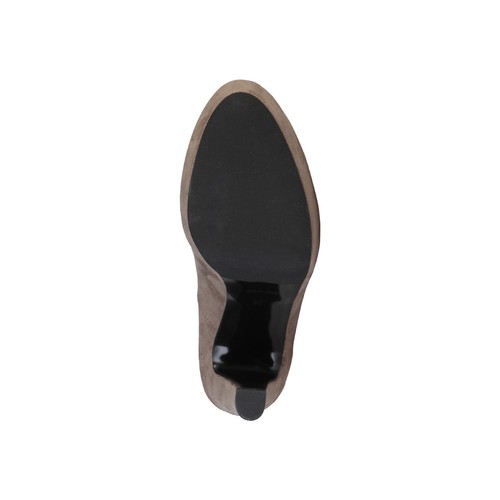 donna alto Alfonsa Leather Eco Scarpe da Made da tacco Italia Grey In donna con g5qqABw
