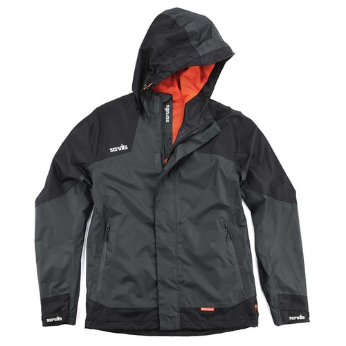 Scruffs Tech Coat Waterproof Work Jacket Graphite / Black (S-3XL) - Picture 4 of 8
