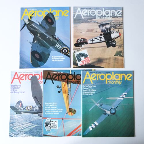 Pick your AEROPLANE MONTHLY MAGAZINE Back Issues 1973-1980 Multi-Buy Discounts - Picture 67 of 74