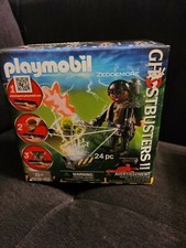 Playmobil 9349 Ghostbusters II Zeddemore 24 Pcs Interactive ghost trap set NIB