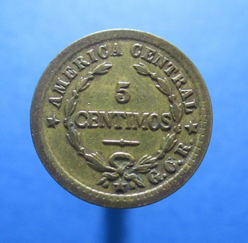 COSTA RICA 5 CENTIMOS 1920 KM 151 #4803# - Picture 2 of 3