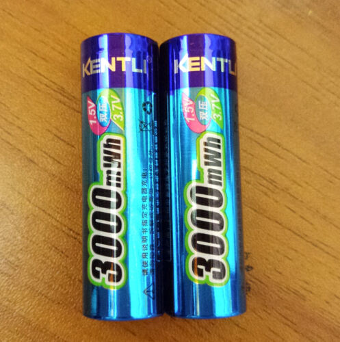 kentli AA 3000mWh 1,5 V ricaricabile agli ioni di litio usb AA pubblicità caricabatterie usb - Foto 5 di 18