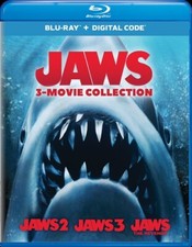 JAWS 3-MOVIE COLLECTION New Blu-ray All 3 Sequels 2 3 4 The Revenge + Jaws 3D