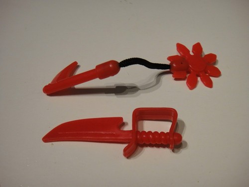 1986 - Kenner - Karate Ninja Warrior w Star of Terror & Kobuko Butterfly Blade - Picture 14 of 14