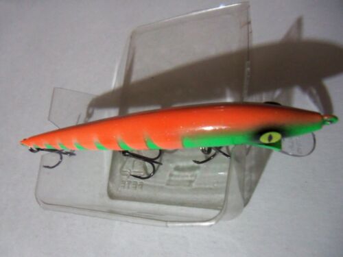1 esca Rapala Minnow F11 VIPER persico verde/arancione personalizzata nuova con scatola - Foto 5 di 7