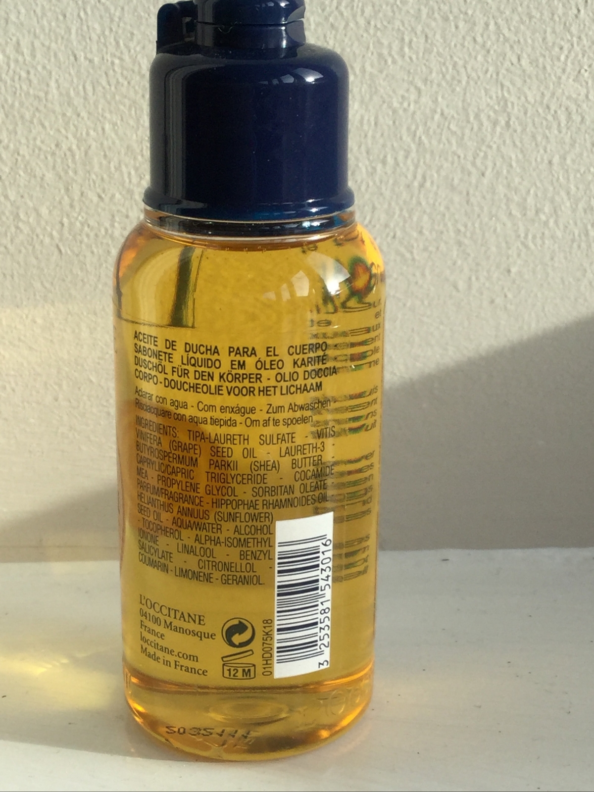 L'Occitane Amande Body Shower Oil 10 Shea Oil 75ml eBay