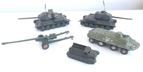5 Soviet USSR Vintage Metal toy Military equipment - Bild 2 von 11