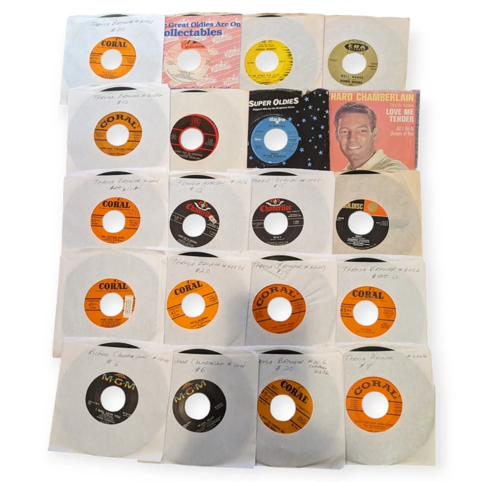 Lot of 50+ 50s Pop Doo Wop Pat Boone Frankie Avalon Connie Francis Teresa Brewer Foto 3 de 4