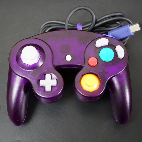 Nintendo GameCube Clear Purple Shell NTSC U-C/J Region Switch Mod w/GB Player - Picture 14 of 19
