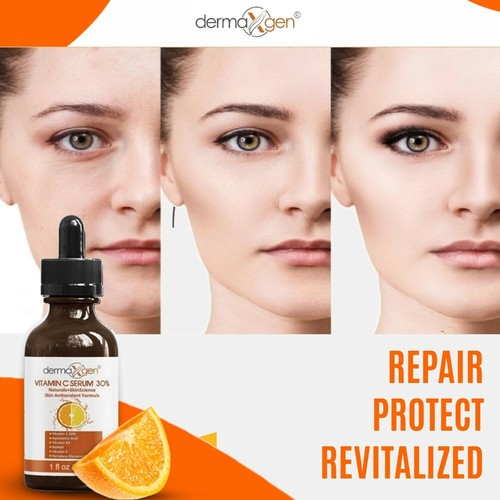 Dermaxgen® PURE ORGANIC Vitamin C 30% + Retinol + Hyaluronsäure ANTI-AGING SERUM - Bild 1 von 11