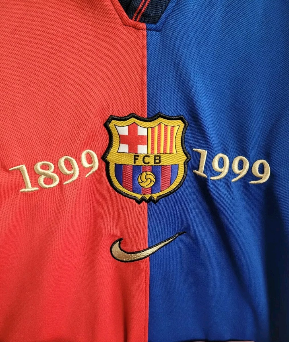Nike FC Barcelona Lサイズ 1999 100thオリジナル Nike FC Barcelona Lサイズ 1999 100thオリジナル Nike FC