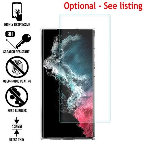 For Samsung Galaxy S25 Ultra S25+ S24+ S24 S23 Plus S22 TPU Case Cover+Glass-THM - Picture 2 of 22